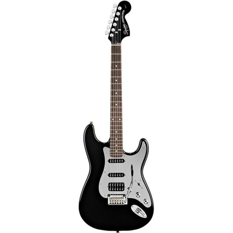 ■Squier Fender Standard Stratocaster Guitarra Fender Squier Standard Stratocaster Preta Metalica
